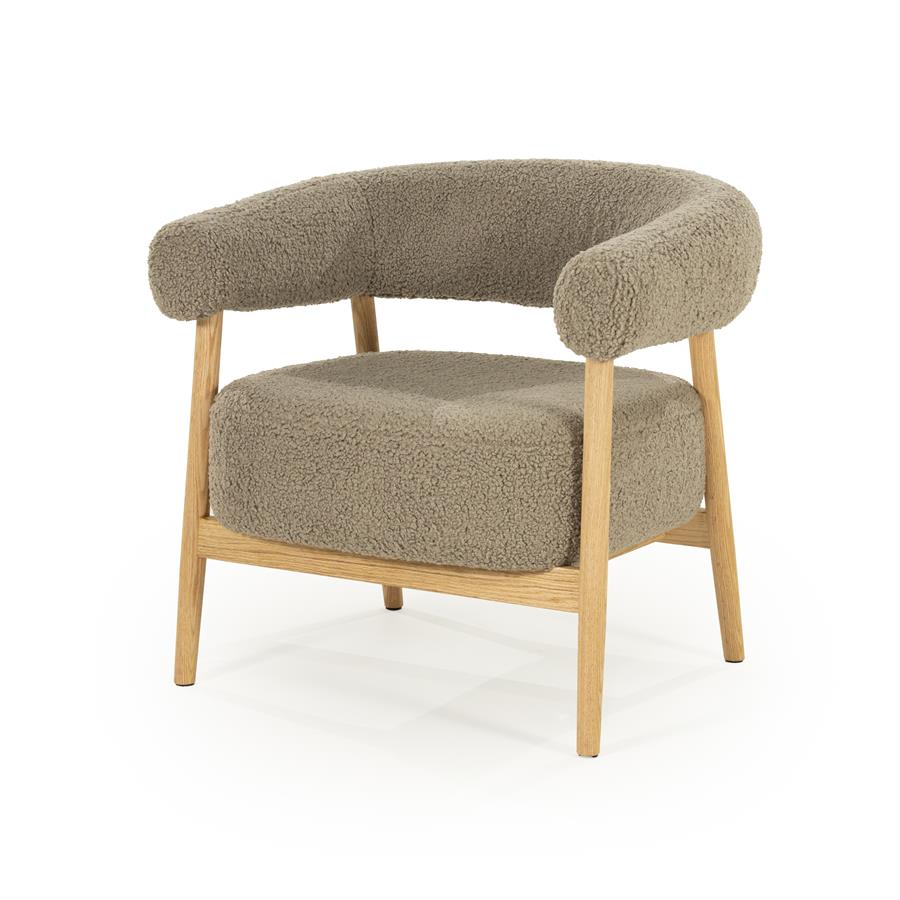 Fauteuil Mysa Taupe