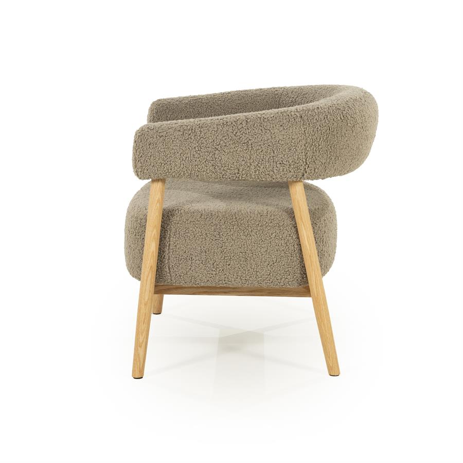 Fauteuil Mysa Taupe