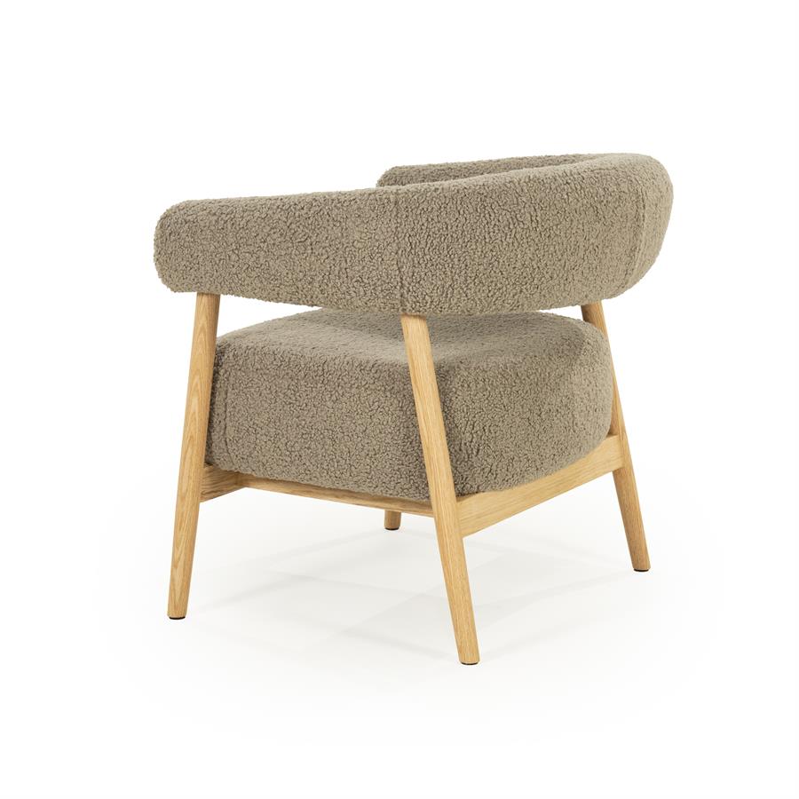 Fauteuil Mysa Taupe