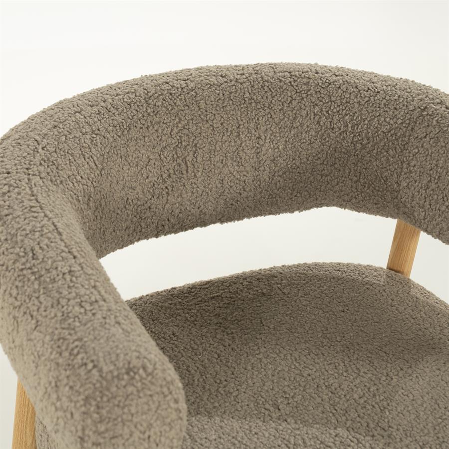Fauteuil Mysa Taupe