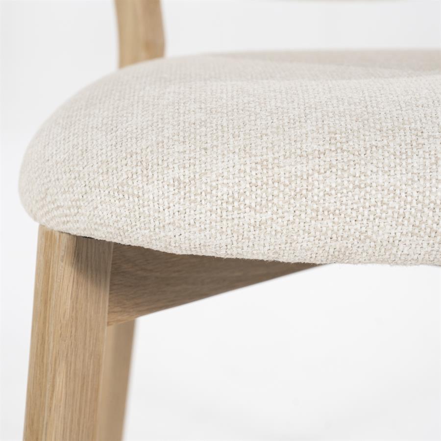Stoel Mikky Naturel Beige