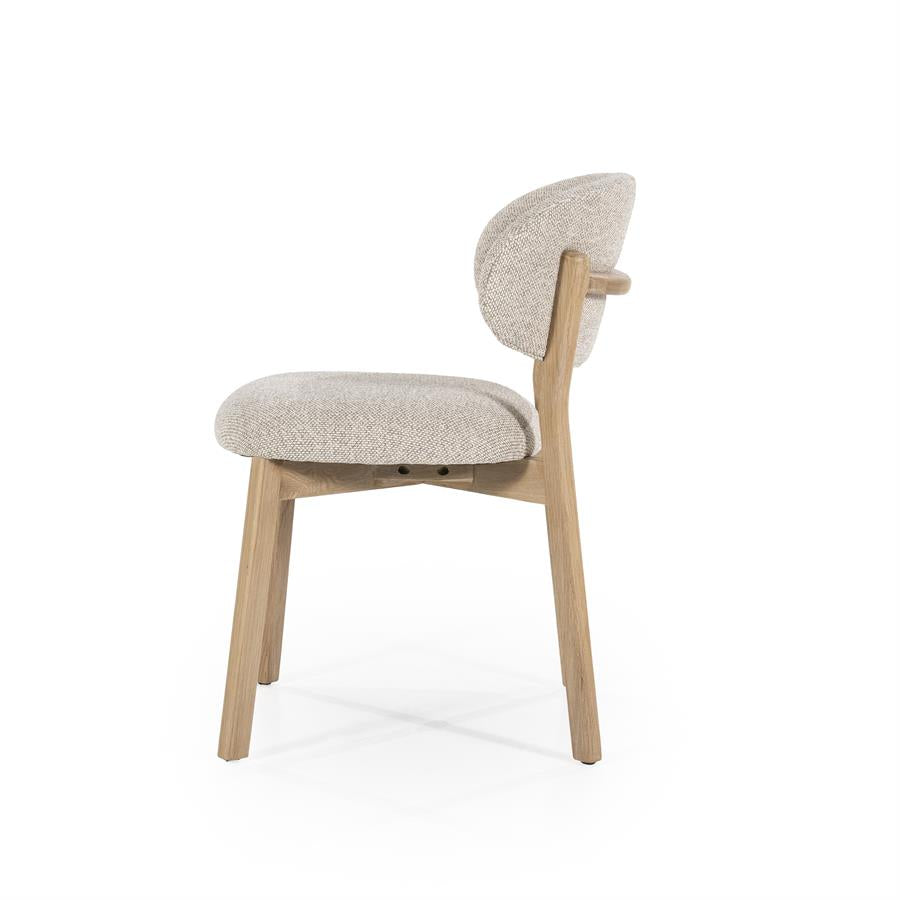 Stoel Mikky Naturel Taupe