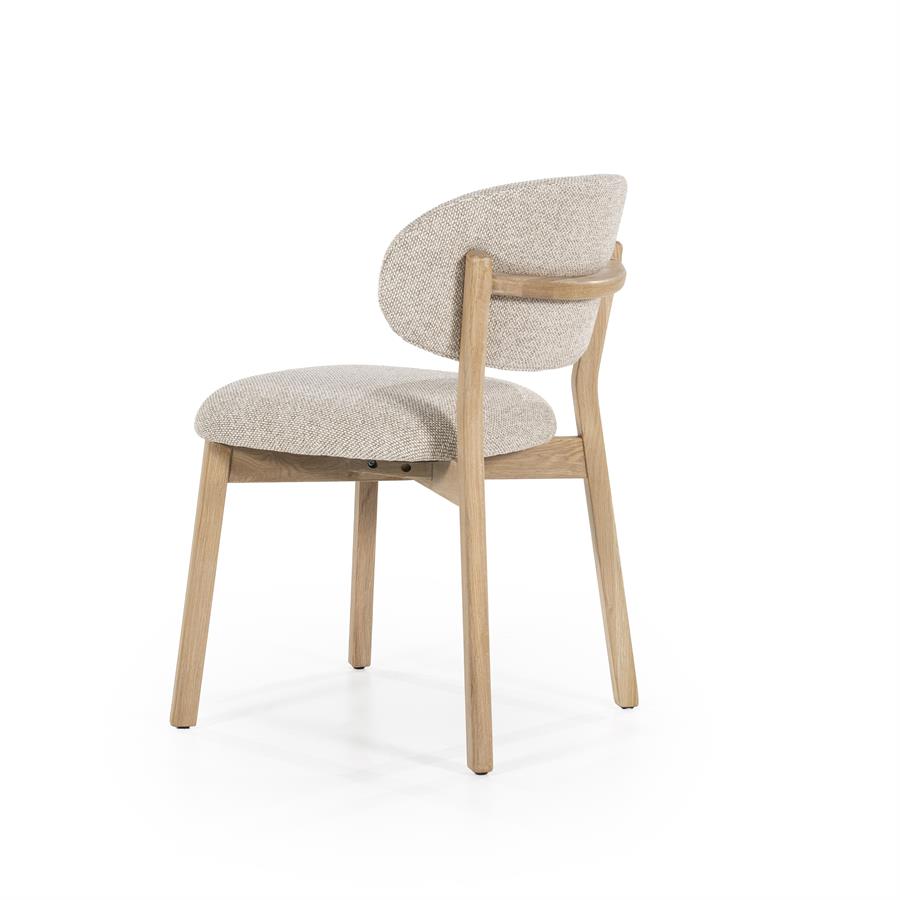 Stoel Mikky Naturel Taupe
