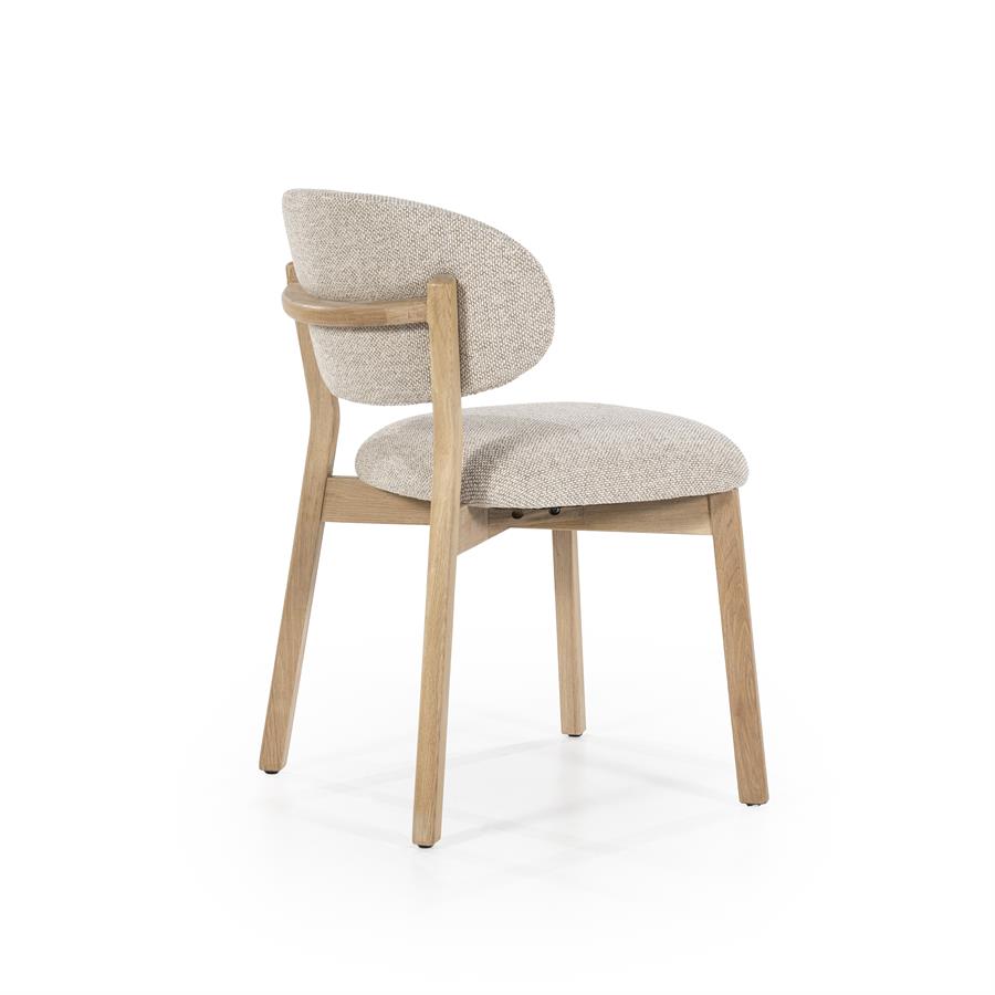 Stoel Mikky Naturel Taupe
