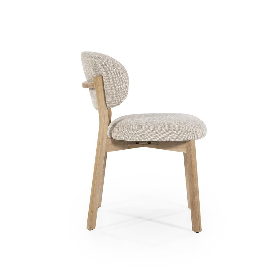 Stoel Mikky Naturel Taupe