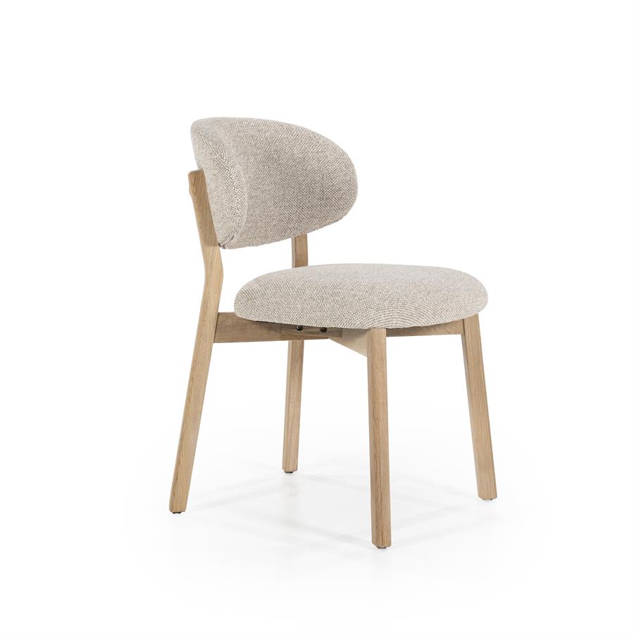 Stoel Mikky Naturel Taupe
