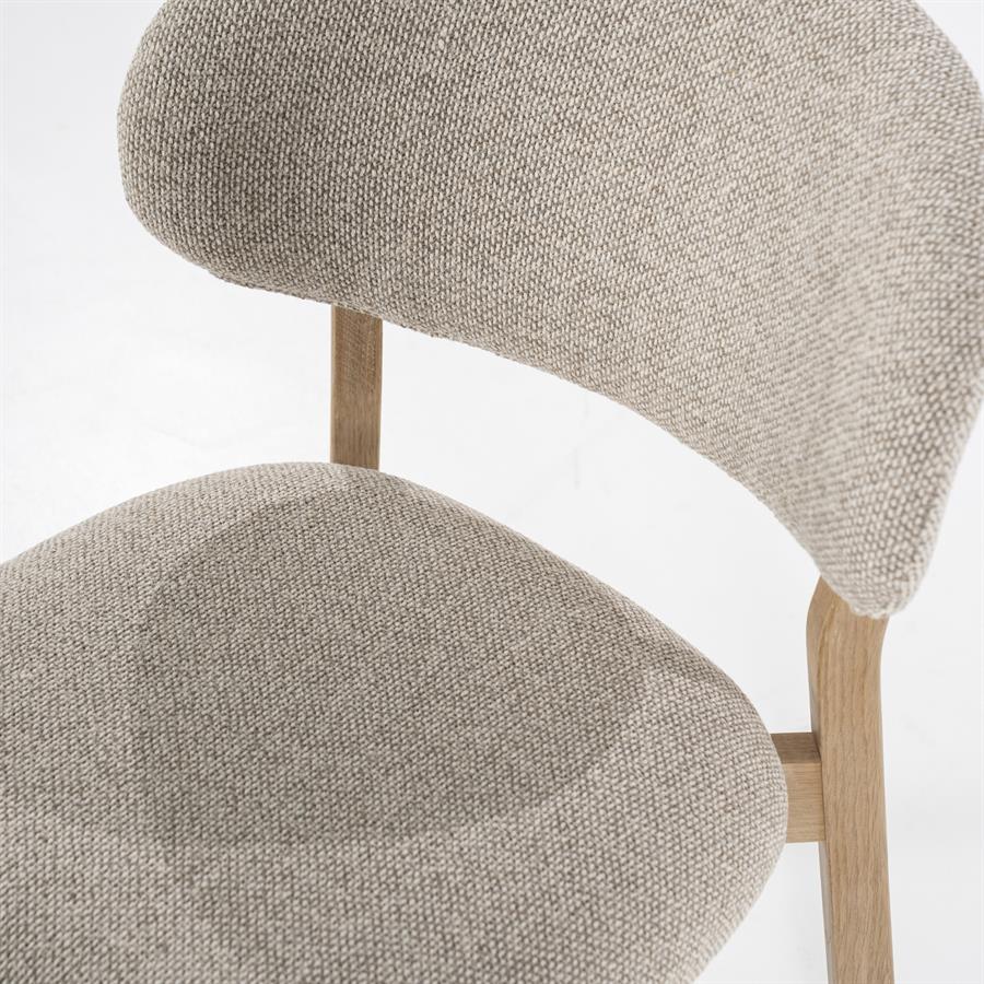 Stoel Mikky Naturel Taupe