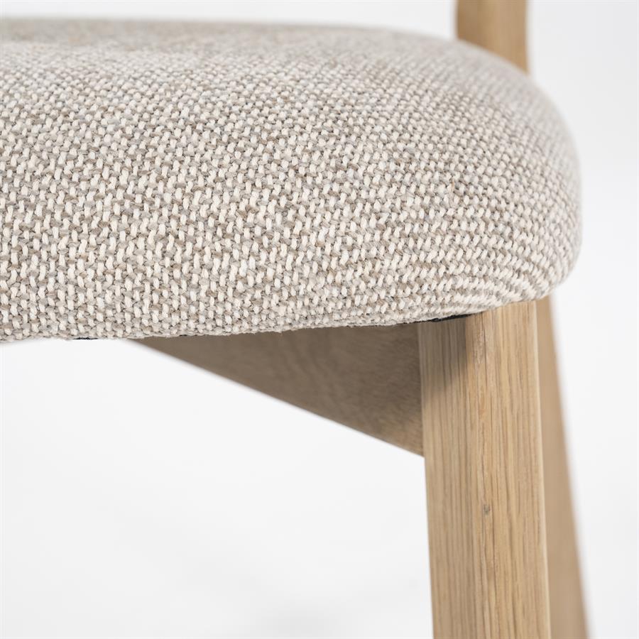 Stoel Mikky Naturel Taupe