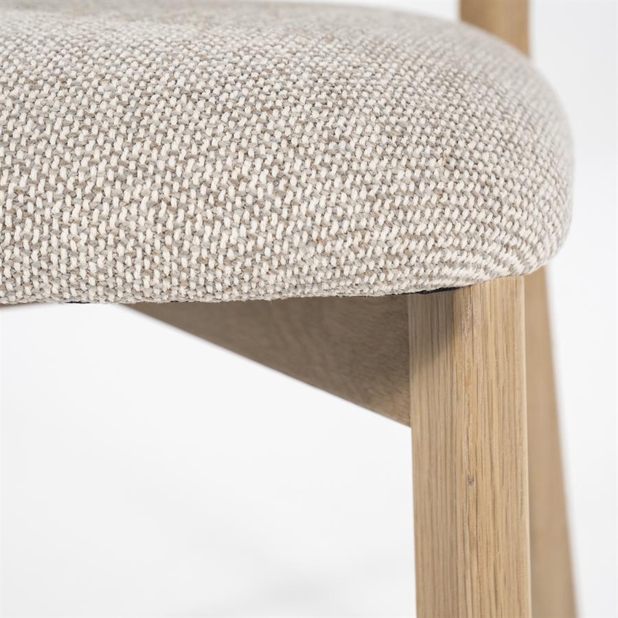Stoel Mikky Naturel Taupe