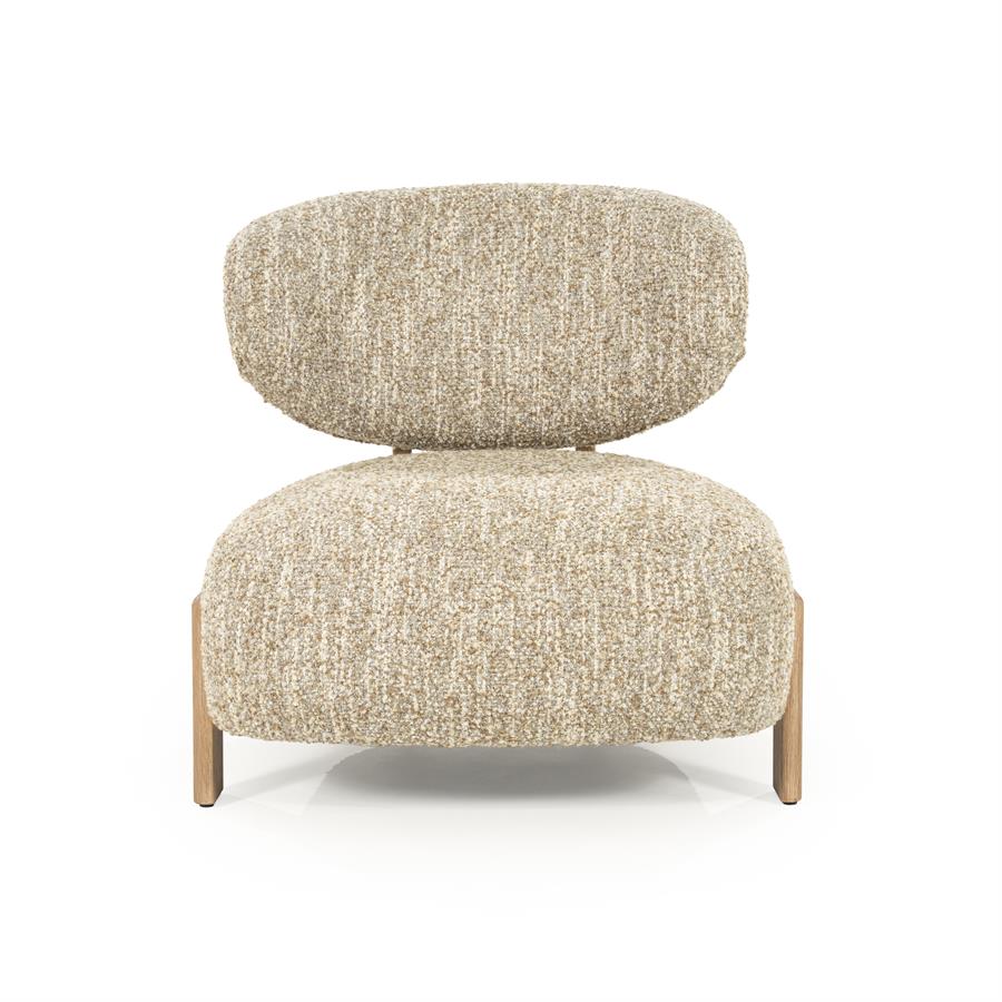Fauteuil Reza Naturel Beige