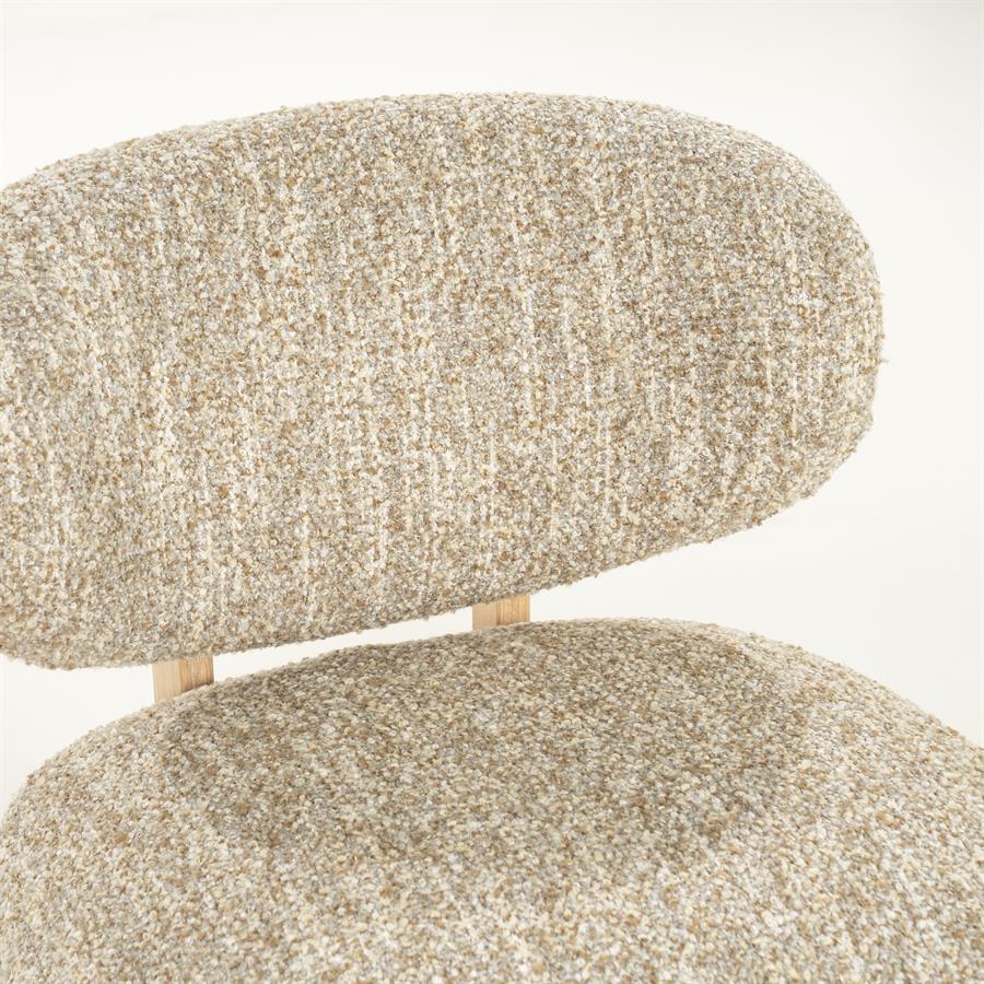 Fauteuil Reza Naturel Beige