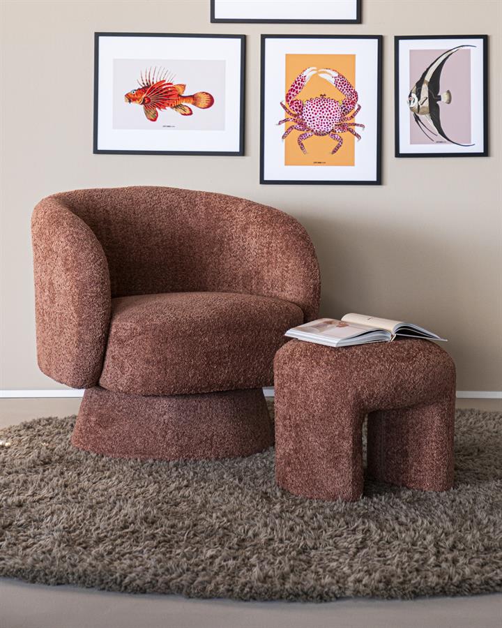 Pouf Sahi Terracotta
