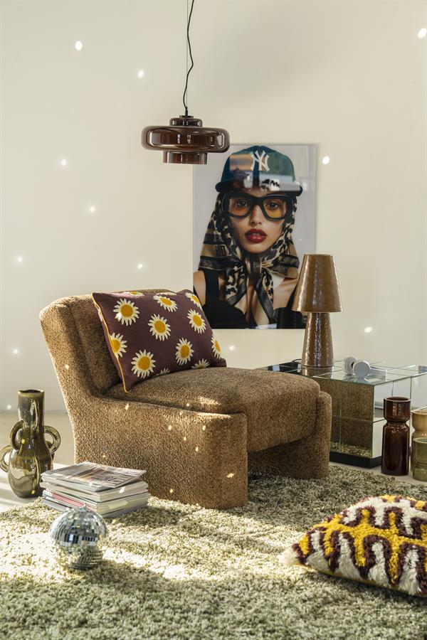 Lamp Clayton Caramel Small