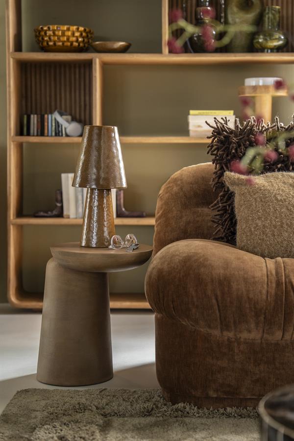 Lamp Clayton Caramel Small