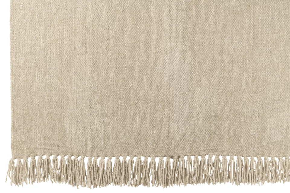 Plaid Chenille Greige
